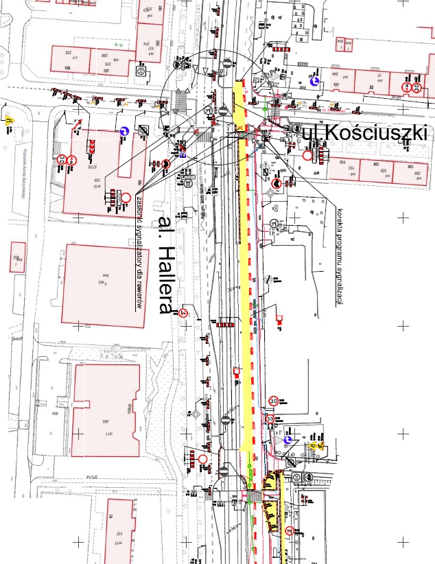 mapa Hallera Kościuszki