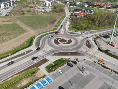 Budowa ronda u zbiegu ul. Czerskiej, Niepołomickiej i Starogardzkiej