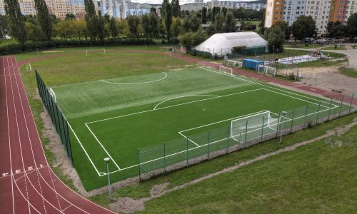 Strefa Sportu Rekreacji i Zabaw w Szkole Podstawowej nr 48 i Przedszkolu nr 5 w ramach BO