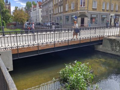 Remont mostu na ul. Elżbietańskiej