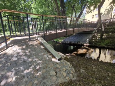 Kładka nad Potokiem Oliwskim zostanie otwarta