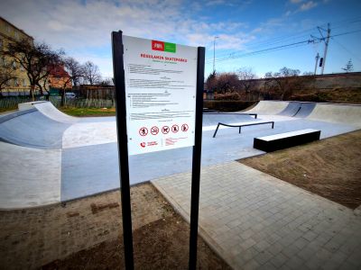 Skatepark przy ul. Lenartowicza już gotowy
