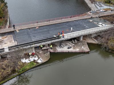 Trwa remont Mostu Popielnego