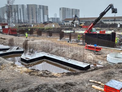 Trwa budowa  PSZOK przy ul. Uczniowskiej